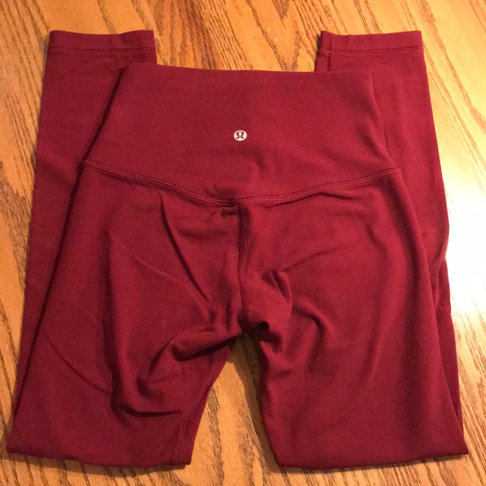 Lululemon Align Pants Dark Rouge